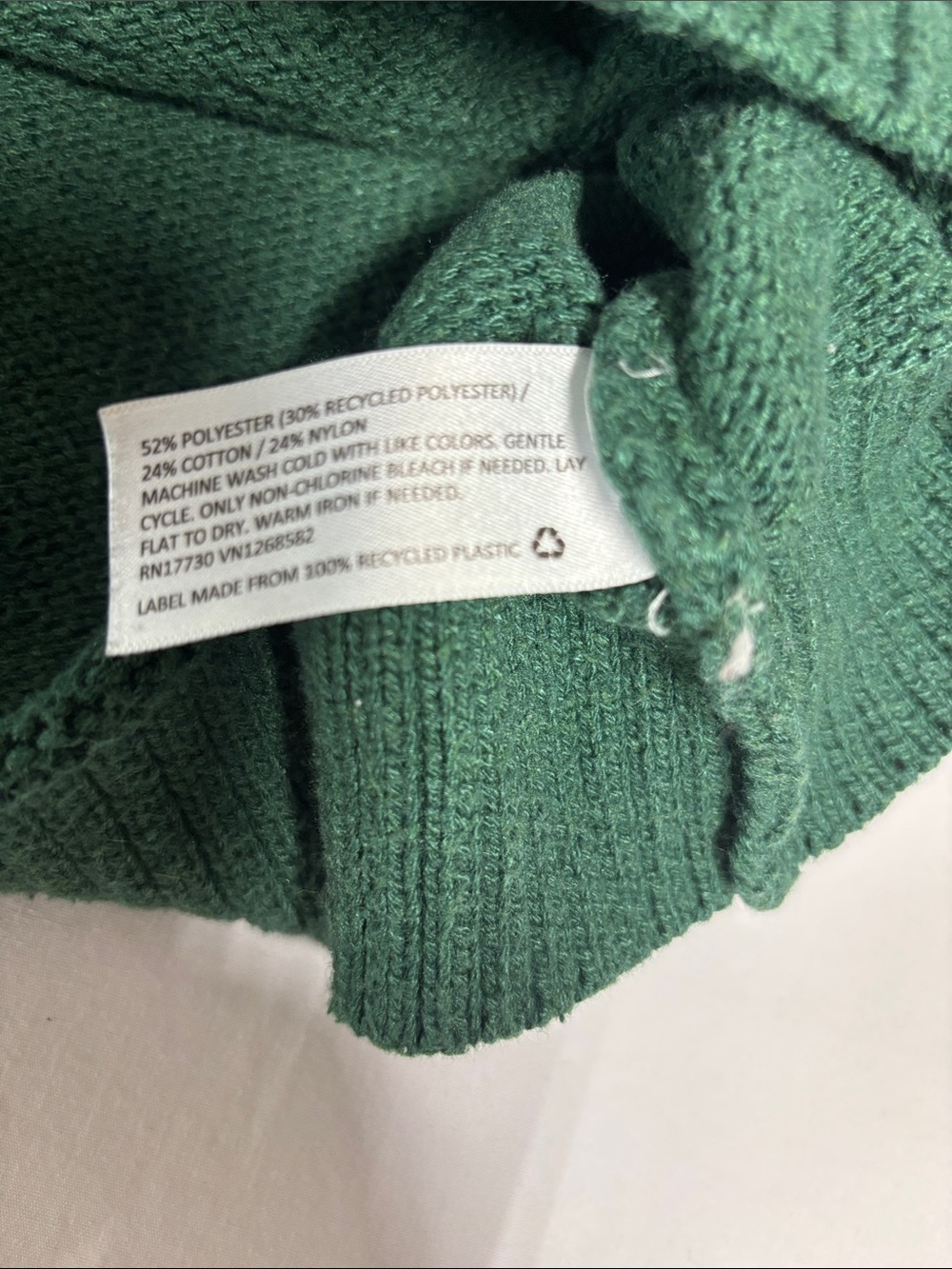 LEGO x Target Green Textured Mock Neck Sweater Women's Medium - Picture 3 of 4